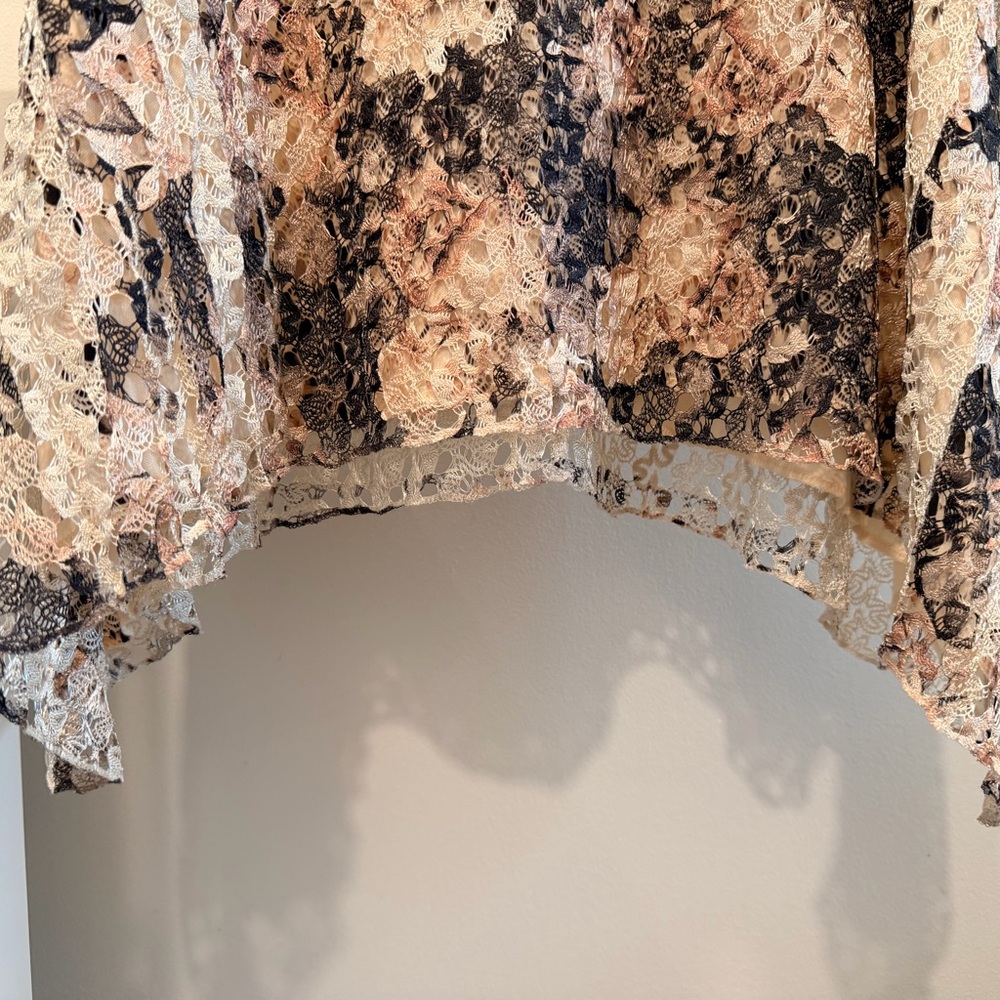 Brittany Black Lace Floral Top - Picture 5 of 6